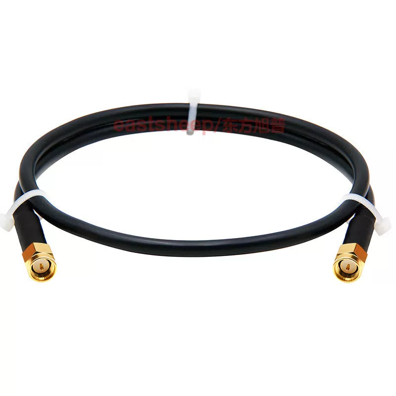 Eastsheep RG223 Silver-Plated RF Cable, 15 Meters, SMA to SMA Male/SMA Male/JJ, 0-6G RG223-SMA-JJ [3]