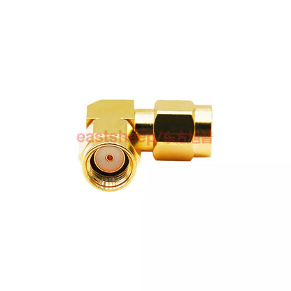 Eastsheep RPSMA-JWJ-1 SMA internal thread to internal thread to internal thread right angle bend adapter (1 piece) [3]
