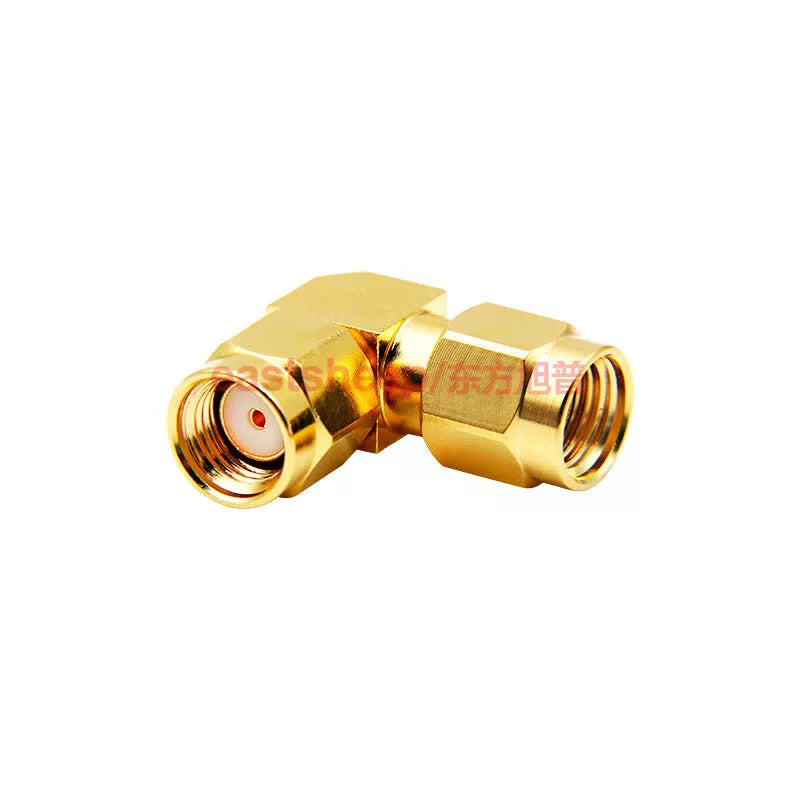 Eastsheep RPSMA-JWJ-1 SMA internal thread to internal thread to internal thread right angle bend adapter (1 piece) [4]