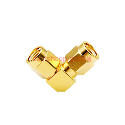 Eastsheep RPSMA-JWJ-1 SMA internal thread to internal thread to internal thread right angle bend adapter (1 piece) [5]