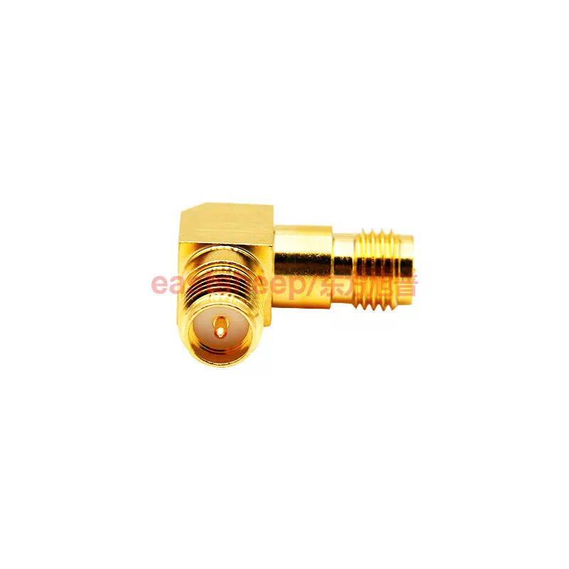 Eastsheep RPSMA-KWK-1 SMA external thread internal pin to external thread internal pin right angle bend adapter, 1 piece. [2]