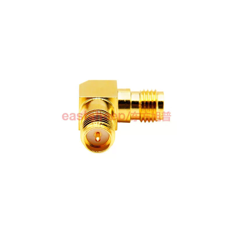 Eastsheep RPSMA-KWK-1 SMA external thread internal pin to external thread internal pin right angle bend adapter, 1 piece. [3]