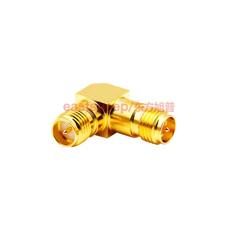 Eastsheep RPSMA-KWK-1 SMA external thread internal pin to external thread internal pin right angle bend adapter, 1 piece. [4]
