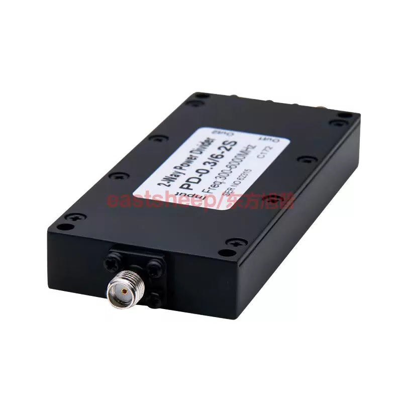 Eastsheep SMA 1-to-2 Microstrip Power Divider, 0.3-6G Wideband, 300-6000MHz, SMA Female RF Signal Splitter PD-0.3/6-2S [2]