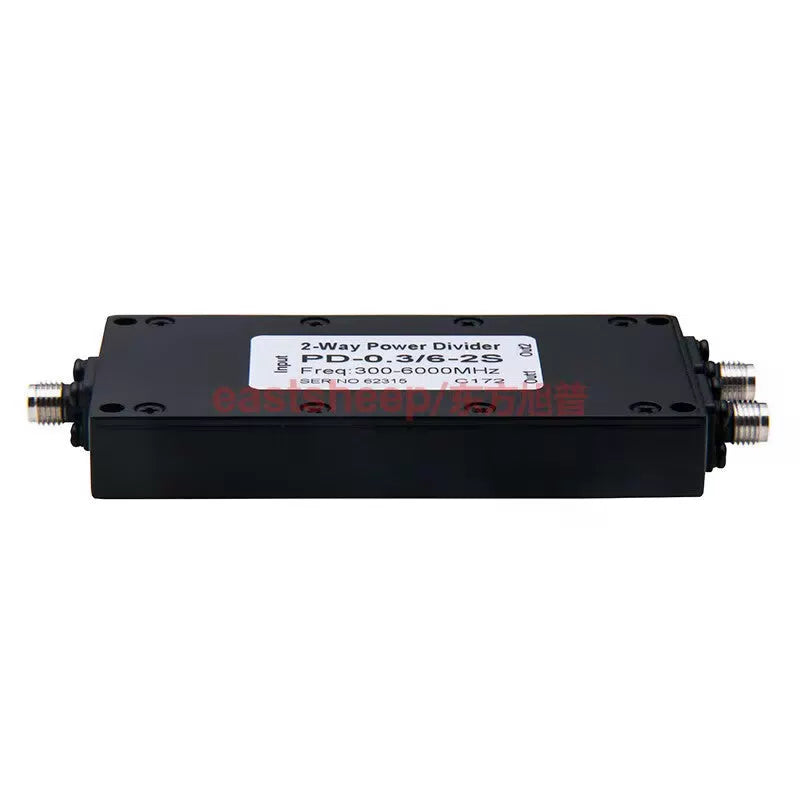 Eastsheep SMA 1-to-2 Microstrip Power Divider, 0.3-6G Wideband, 300-6000MHz, SMA Female RF Signal Splitter PD-0.3/6-2S [4]