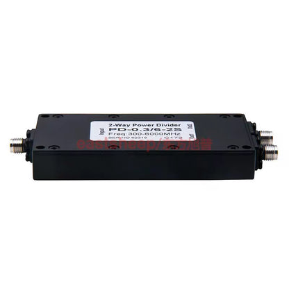 Eastsheep SMA 1-to-2 Microstrip Power Divider, 0.3-6G Wideband, 300-6000MHz, SMA Female RF Signal Splitter PD-0.3/6-2S [4]