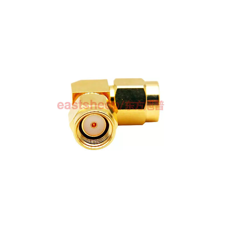 Eastsheep SMA/RPSMA-JWJ-1 High Frequency Adapter (SMA to SMA Internal Thread Right Angle Elbow, 1 piece) [2]