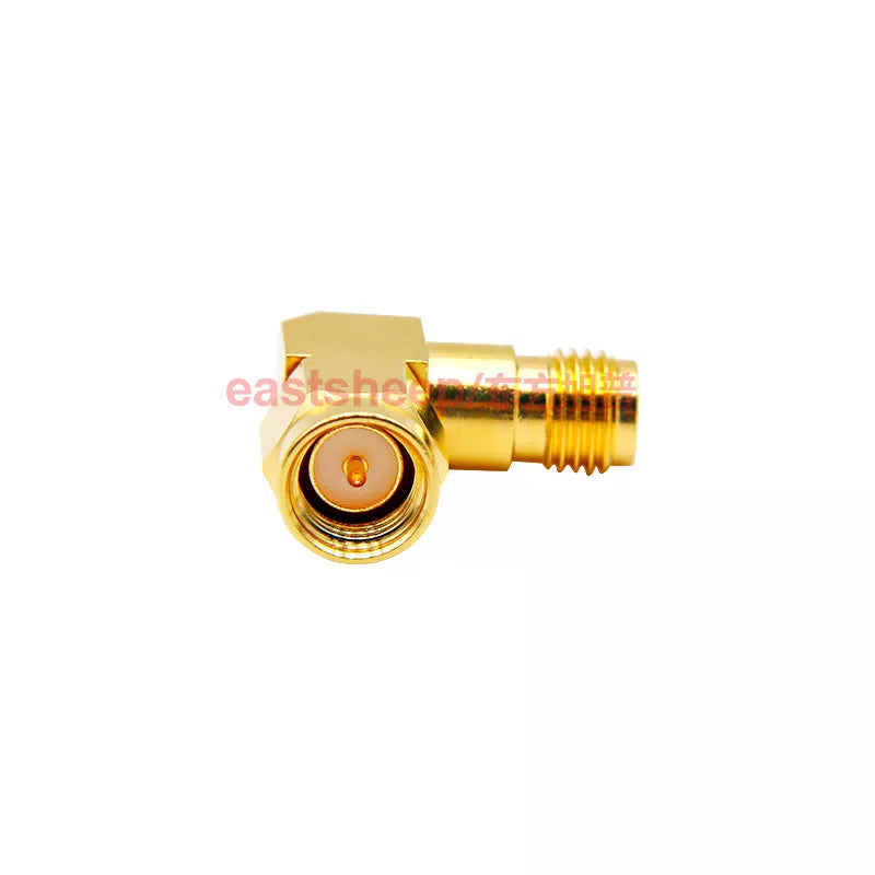 Eastsheep SMA/RPSMA-JWK-1 High Frequency Adapter (SMA to SMA male to SMA external thread internal pin right angle elbow, 1 piece) [3]