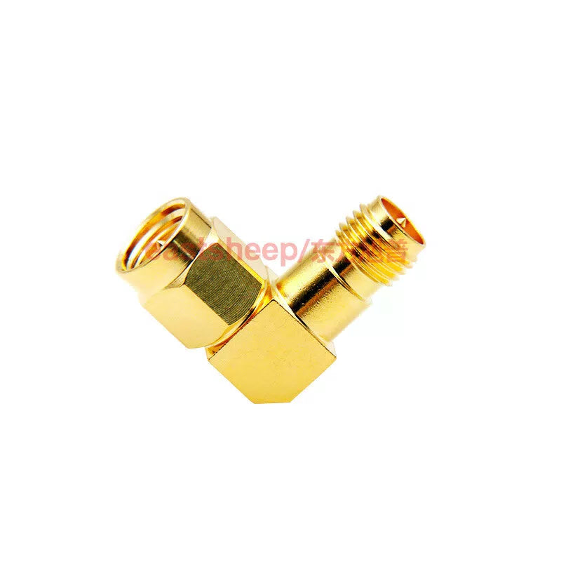 Eastsheep SMA/RPSMA-JWK-1 High Frequency Adapter (SMA to SMA male to SMA external thread internal pin right angle elbow, 1 piece) [5]