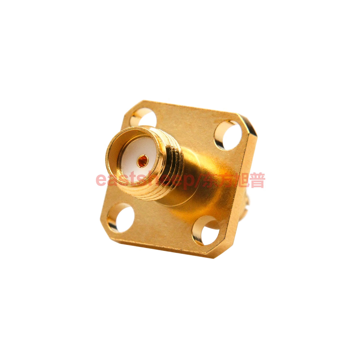 Eastsheep SMA/SMP-KFK-2 High Frequency Connector, SMA Female to SMP Female, 4-Hole Flange, 18G, 1 piece per pack [2]