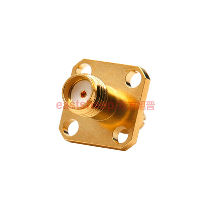 Eastsheep SMA/SMP-KFK-2 High Frequency Connector, SMA Female to SMP Female, 4-Hole Flange, 18G, 1 piece per pack [2]