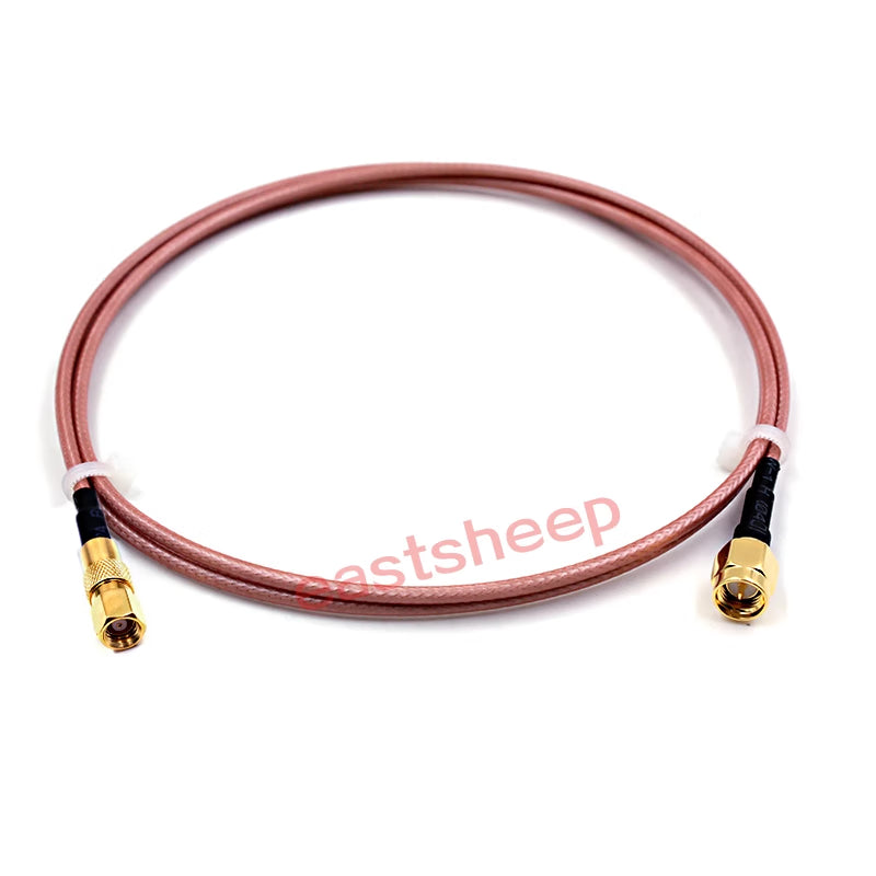 Eastsheep SMA to SMC female RF connector cable, 3-meter silver-plated coaxial adapter cable RG316-SMA/SMC-JK [3]