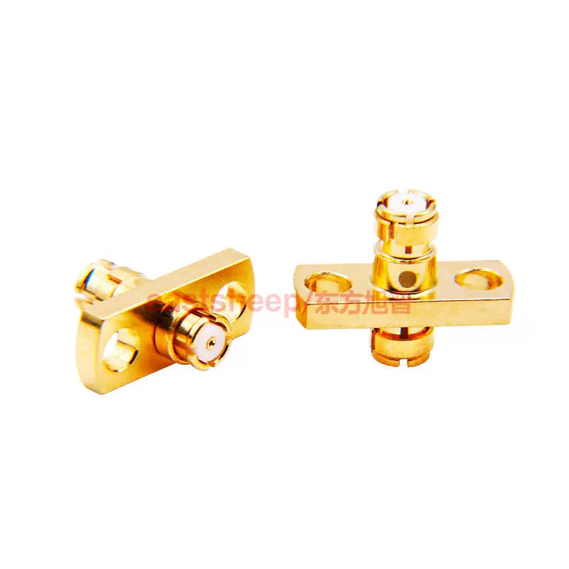 Eastsheep SMP-KFK SMP female to female 2-hole flange fixed DC-18G high frequency adapter, 1 piece. [2]