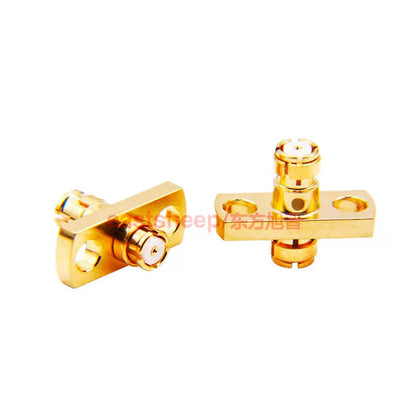 Eastsheep SMP-KFK SMP female to female 2-hole flange fixed DC-18G high frequency adapter, 1 piece. [2]