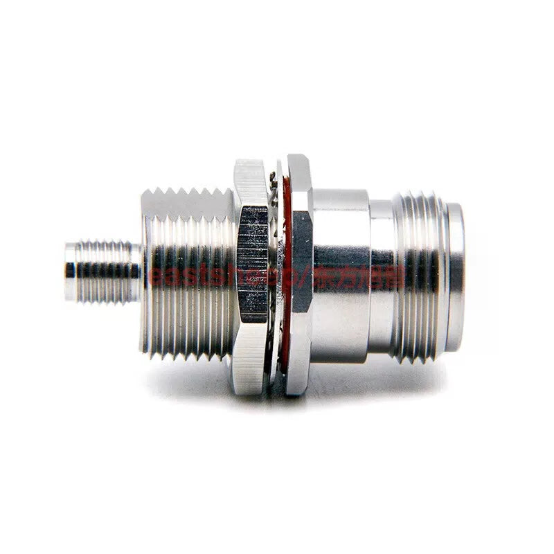 Eastsheep Stainless Steel High Frequency Adapter N/SMA-KYKG-3 N Female to SMA Female Through-Wall Type 18G 1 Pack [5]