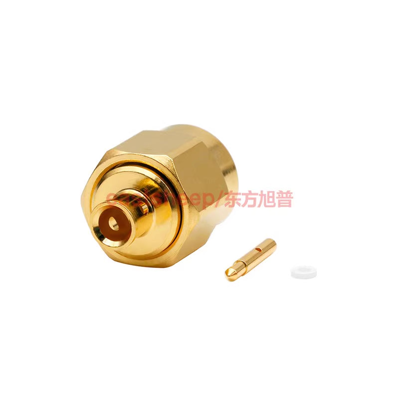 Eastsheep high-frequency RF connector, SMA male connector soldering, SMA-JB2 18G, suitable for KTR086/RG405 cables. [2]