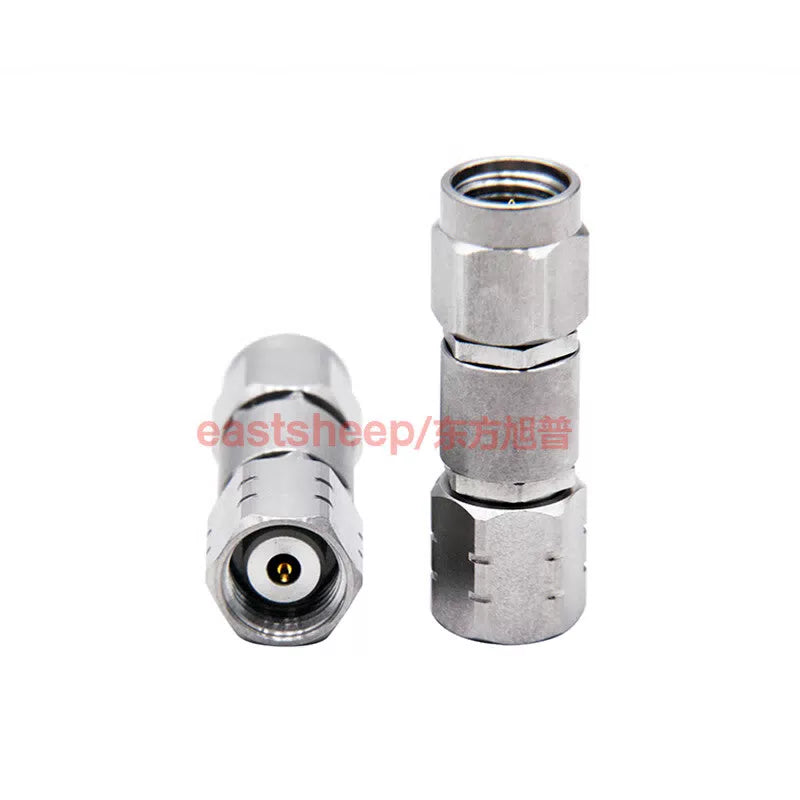 Eastsheep millimeter-wave connector 2.92/1.85-JJG (2.92mm male to 1.85mm male) DC-40G stainless steel adapter, 1 piece per pack. [2]