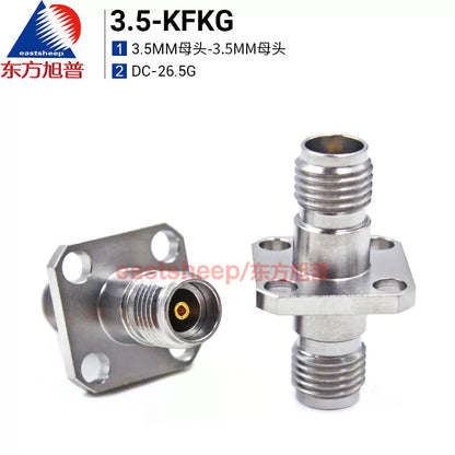 Eastsheep millimeter-wave panel mounting connector 3.5-KFKG (3.5mm female to female, DC-26.5G), 1 piece per pack. [1]