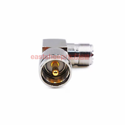 Eastsheep walkie-talkie RF connector SL16-JKW UHF-JKW UHF male to female right angle elbow [3]