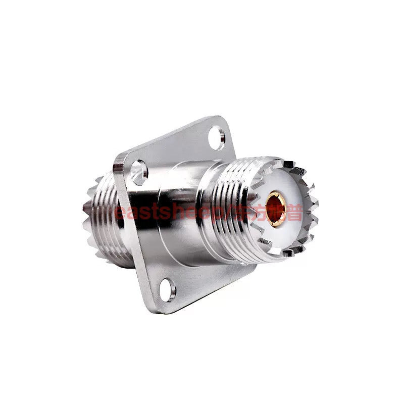 Eastsheep walkie-talkie adapter UHF-KFK SL16-KKF UHF/M dual female flange fixed type, 1 unit. [4]
