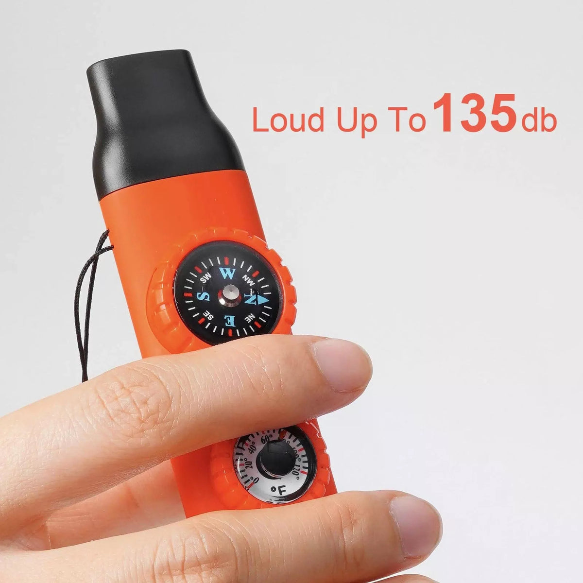 Emergency Survival Safety Whistle，Whistle for Kids with Orange 2pcs [3]
