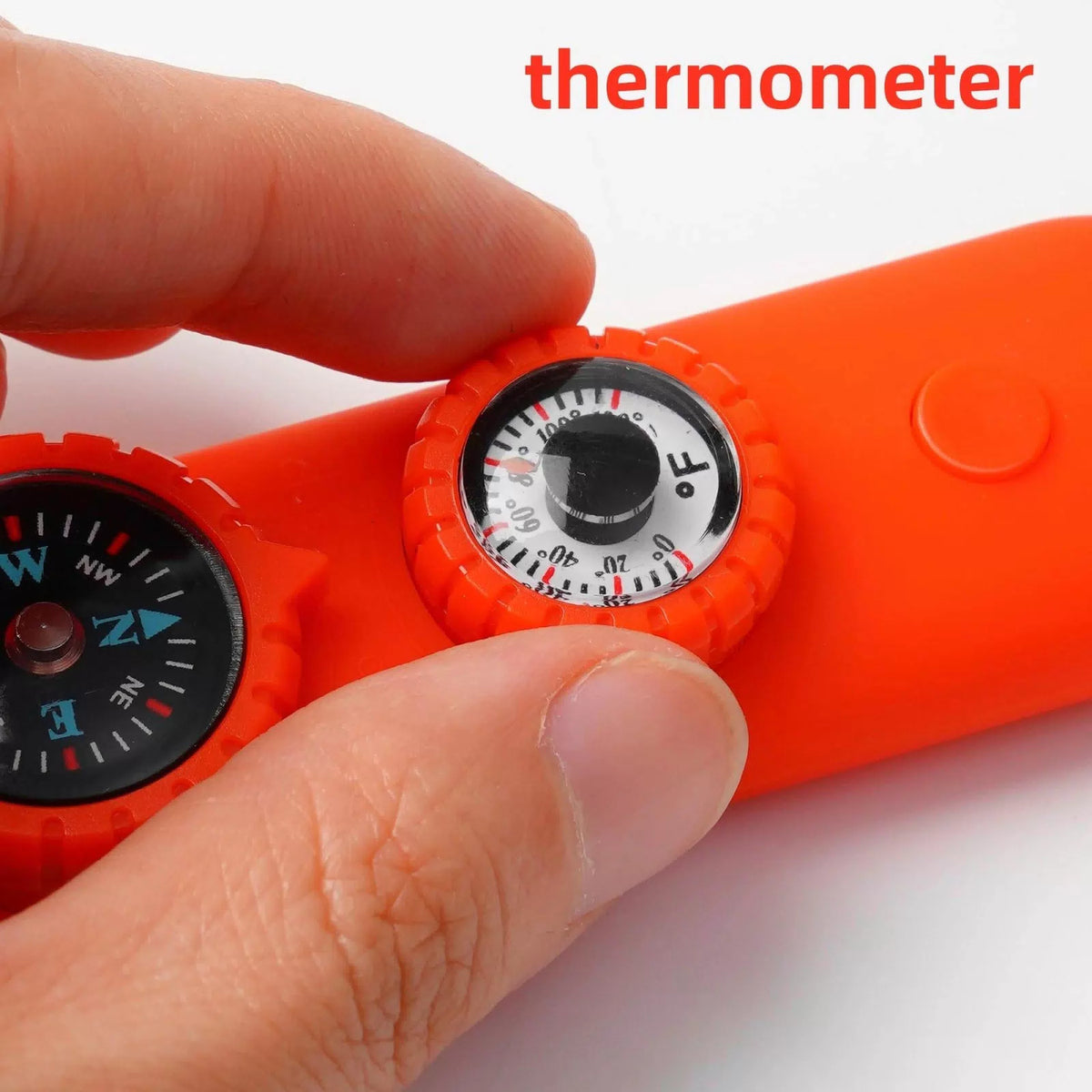 Emergency Survival Safety Whistle，Whistle for Kids with Orange 2pcs [4]