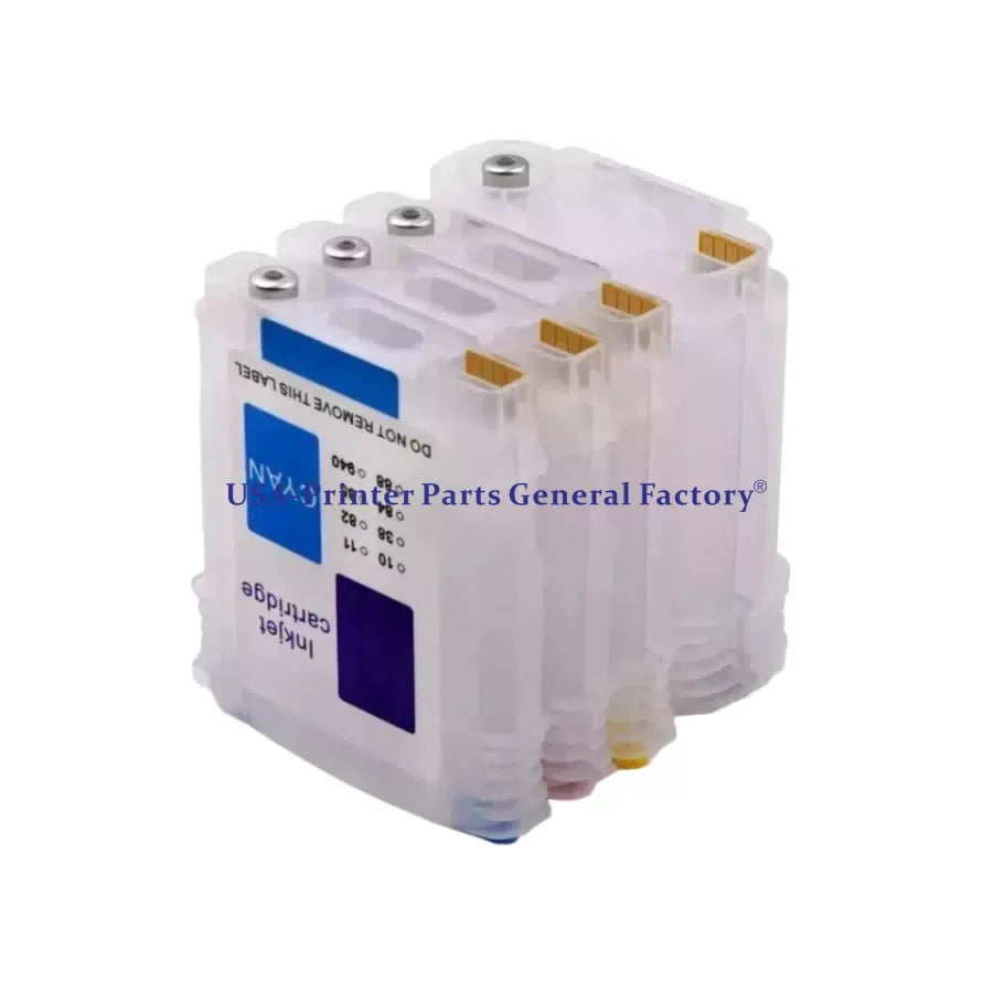 Empty Refillable ink cartrid For HP 10 11 with ARC Chip Designjet 100 110 70 [2]