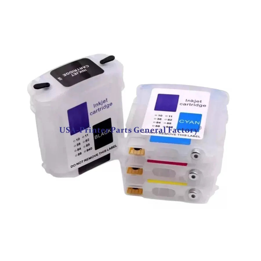 Empty Refillable ink cartrid For HP 10 11 with ARC Chip Designjet 100 110 70 [4]