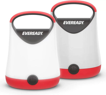 Eveready LED Camping Lantern X-250 (2-Pack), Super 2 Pack, Red and Black [1]