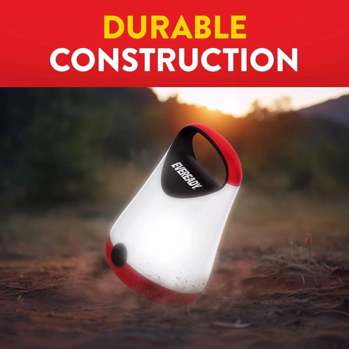 Eveready LED Camping Lantern X-250 (2-Pack), Super 2 Pack, Red and Black [3]