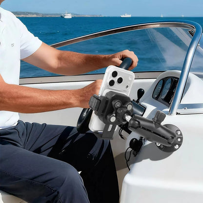 FPN Screw-Mounted Phone Mount Holder with Vibration Dampener [Camera Black [8]