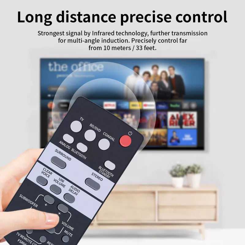 FSR66 ZJ78750 Remote Control For Yamaha Soundbar YAS-103 YAS-93 ATS-1030 [7]