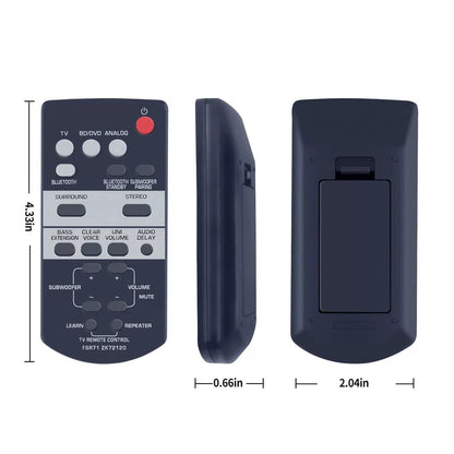 FSR71 ZK72120 For Yamaha Sound Bar Remote Control YAS-203 YAS-CU203 NS-WSW41 [5]
