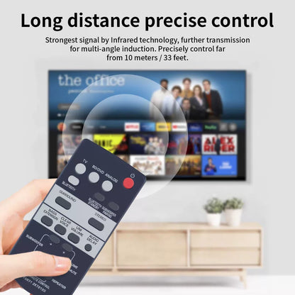 FSR71 ZK72120 For Yamaha Sound Bar Remote Control YAS-203 YAS-CU203 NS-WSW41 [7]