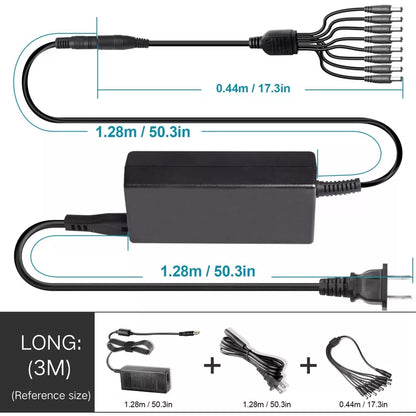 Fancy Buying Security Camera Power Adapter 12V 5A 100V-240V AC to DC Black [2]