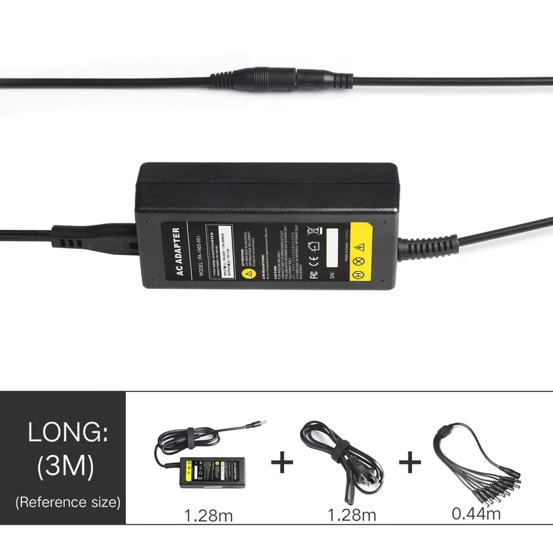 Fancy Buying Security Camera Power Adapter 12V 5A 100V-240V AC to DC Black [6]