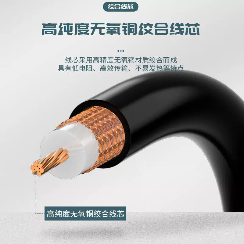 Fengyingzi SYV50-7 Coaxial Cable Feeder, Shielded Encrypted Signal Cable, 50 Ohm High Frequency Cable, 100 meters, Custom lengths available. FYZ-2302836 [3]