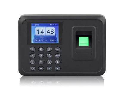 Fingerprint attendance machine U disk download easy to use With spare battery Blackout available English attendance machine [2]