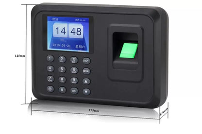 Fingerprint attendance machine U disk download easy to use With spare battery Blackout available English attendance machine [3]