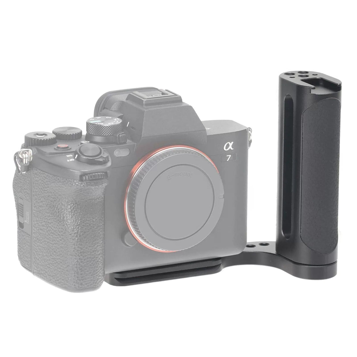 FocusFoto 2nd Gen L-Shaped Bracket Holder Stabilizer with Side Handle Black [1]