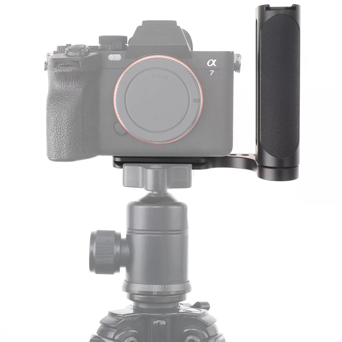 FocusFoto 2nd Gen L-Shaped Bracket Holder Stabilizer with Side Handle Black [4]