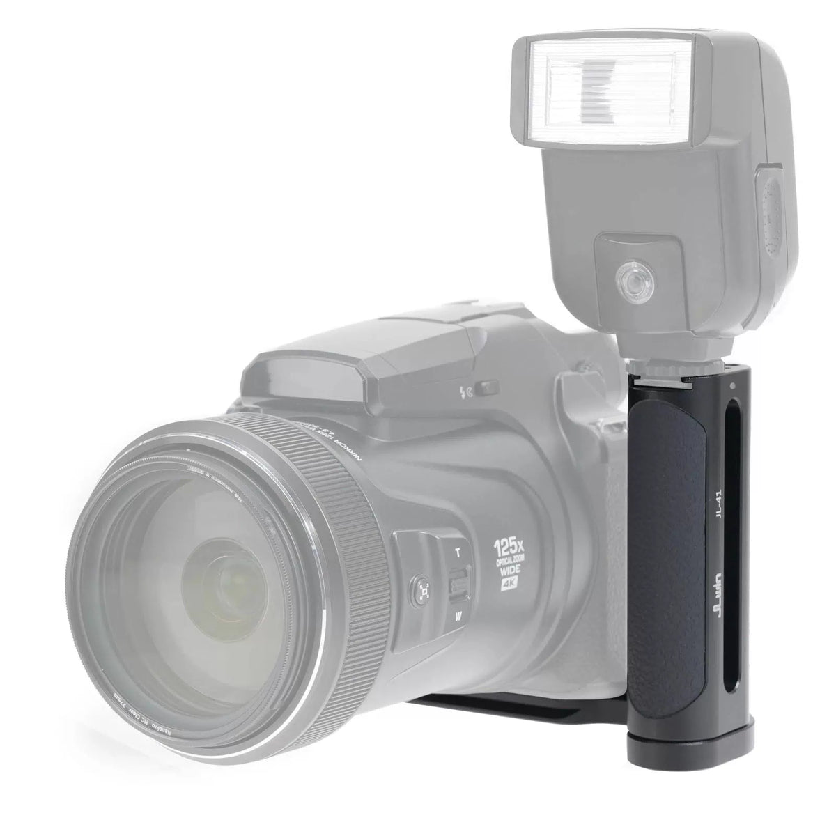 FocusFoto 2nd Gen L-Shaped Bracket Holder Stabilizer with Side Handle Black [5]