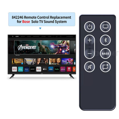 For Bose TV Speaker IR 8 Buttons Remote Control Bose SOLO Speakers (842246） [3]