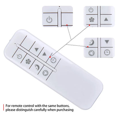 For COSTWAY Portable Air Conditioner Remote Control FP10343US-WH ES10113US-WH [5]