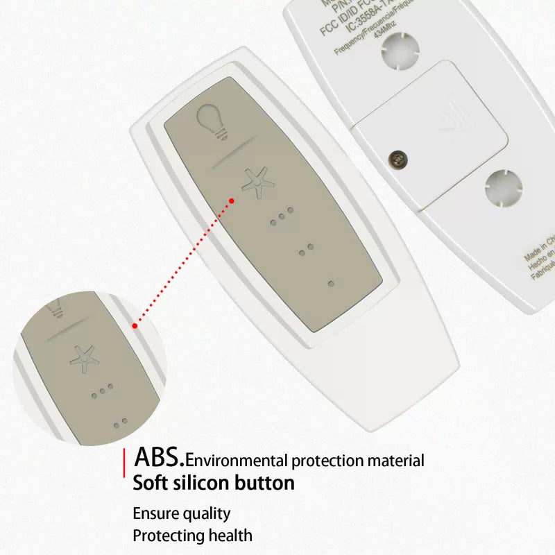For Hampton Bay Ceiling Fan HB_343-668 Remote Control With Receiver [5]