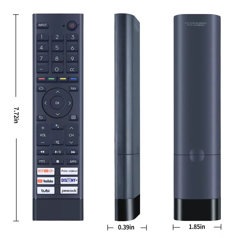 For Hisense Android TV Remote Control & Voice Control For A6G Series 50A6G [3]