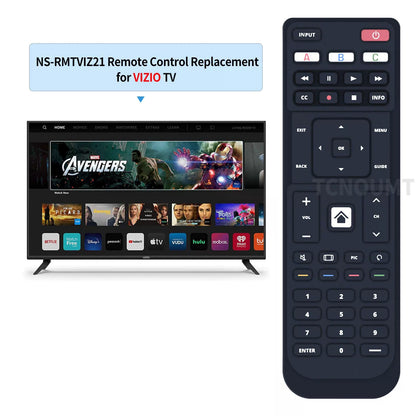 For Insignia NS-RMTVIZ21 Replacement Remote Control For Vizio TVs Black [2]