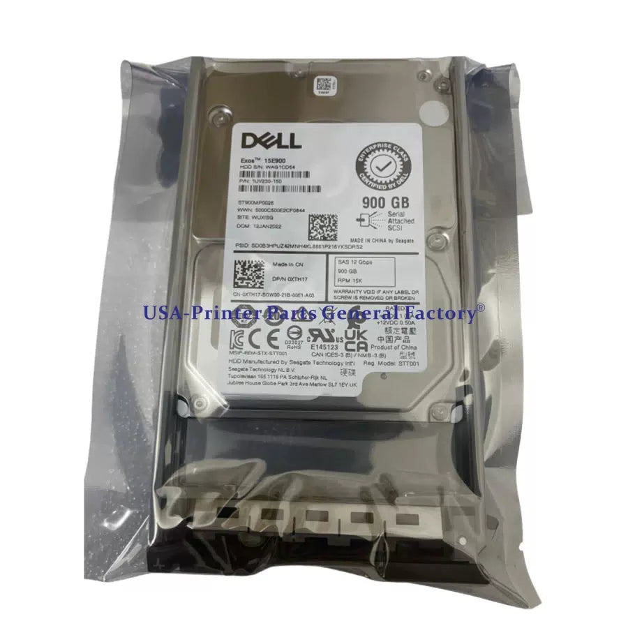 For ST900MP0026 Dell XTH17 0XTH17 900GB 15K 2.5" SAS 12Gbps HDD v6 14G 15G 16G [1]