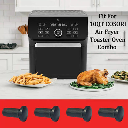 GSZN Air Fryer Rubber Legs for COSORI 10QT For 10QT, Black [2]