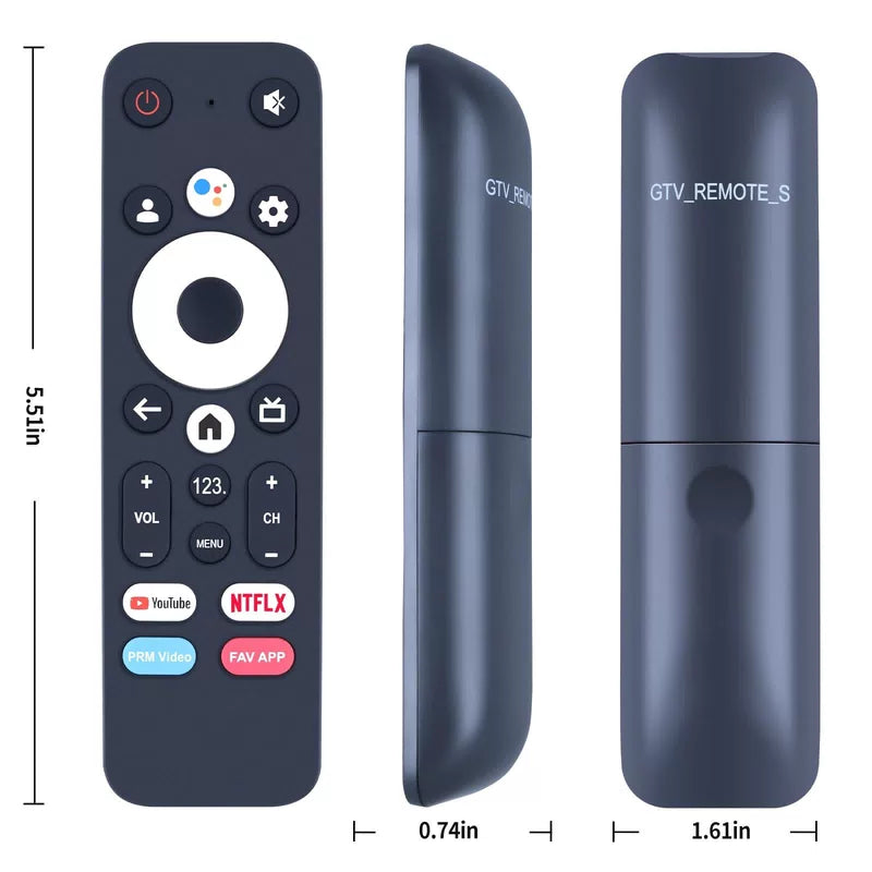 GTV_REMOTE_S Voice Remote Control For Google TV Streaming Media Player [4]